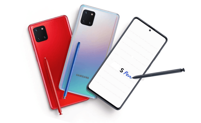 В сети появились характеристики Samsung Galaxy Note 10 Lite